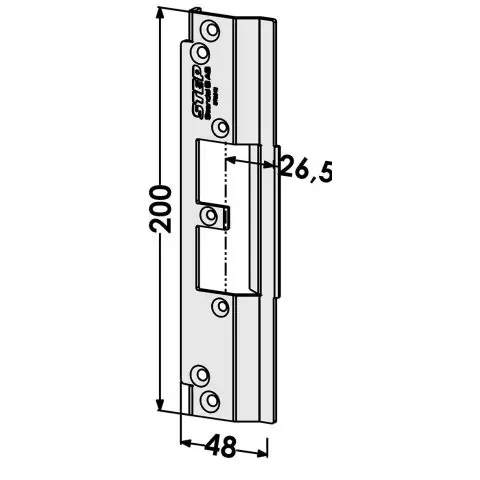 I lager STEP ST9512 Stolpe